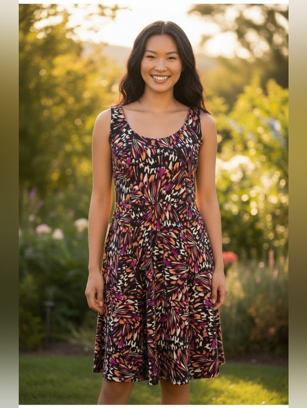 Pure Energy Fit-and-Flare Dress - Size 2